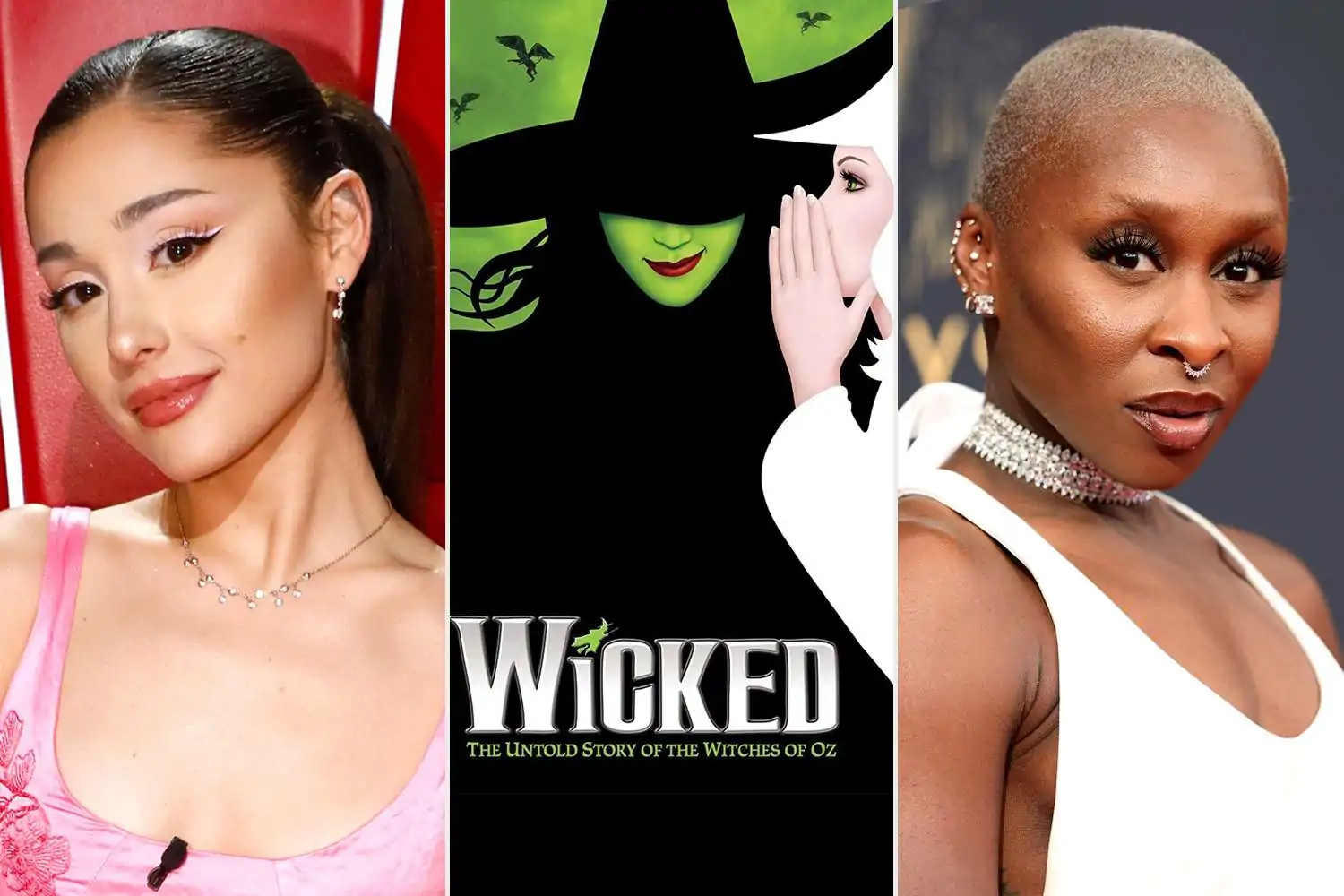 Ariana Grande and Cynthia Erivo in Wicked movie